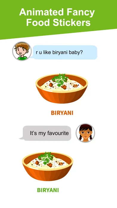 Fancy Food Animated Emojis 스크린샷