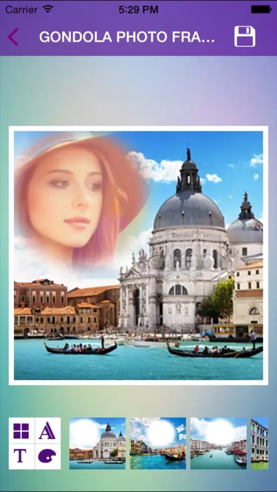 Captures d'écran de Gondola Photo Frames
