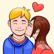 Couple Love Bird Stickers