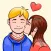 Couple Love Bird Stickers