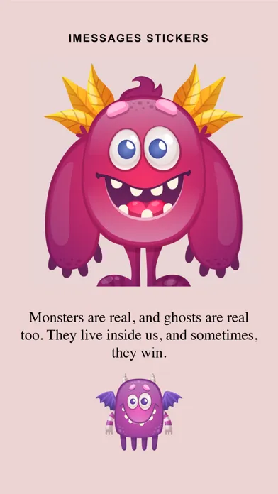 The Monster Stickers Pack Screenshots