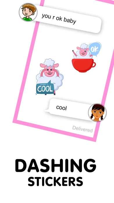 Sheep Love Stickers スクリーンショット