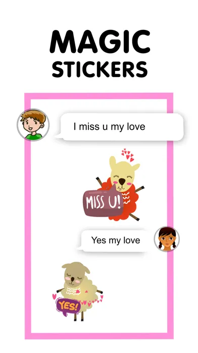 Sheep Love Stickers スクリーンショット