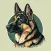 German Shepherd Dog Stickers