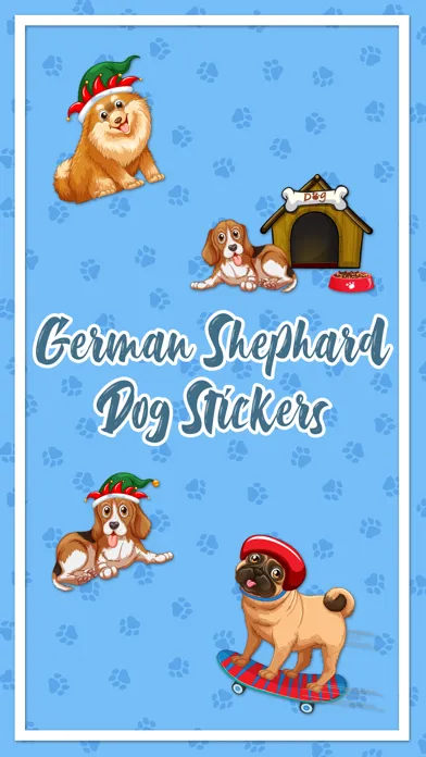 German Shepherd Dog Stickers Screenshots