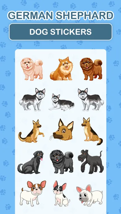 German Shepherd Dog Stickers Screenshots