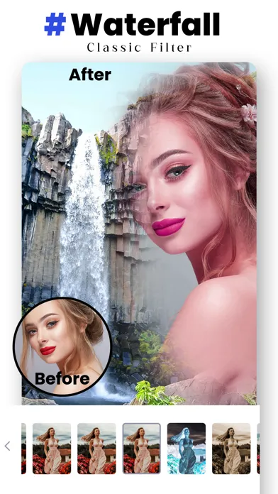 صور Waterfall Photo Frames