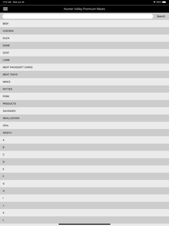HUNTER VALLEY PREMIUM MEATS iPad  Screenshots