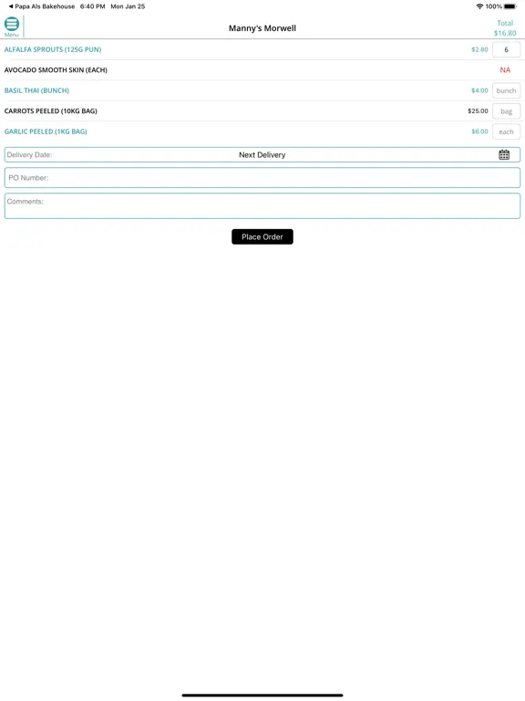 Manny's  Morwell iPad  স্ক্রিনশট