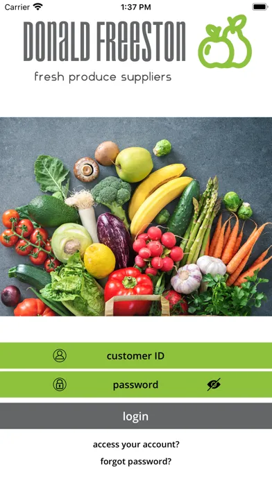 Capturas de tela do Donald Freeston Fresh Produce