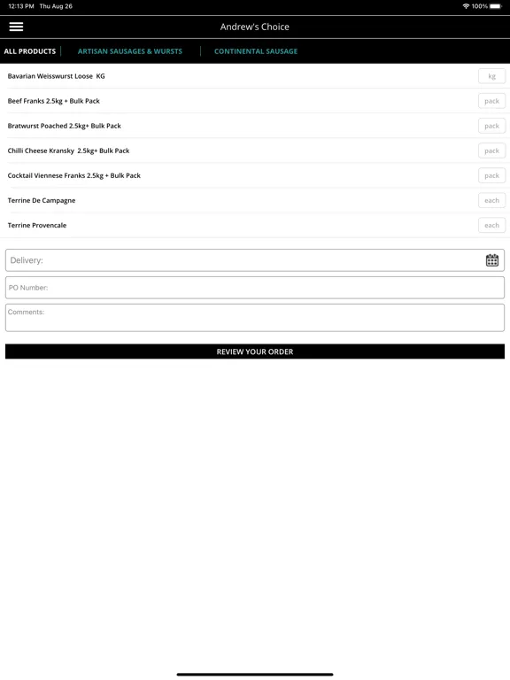 Andrews Choice iPad  স্ক্রিনশট