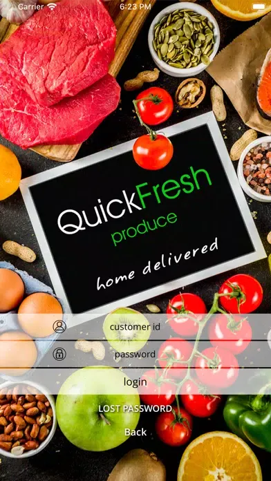 Capturas de tela do QuickFresh