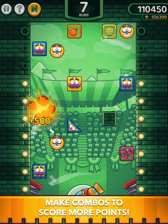 Ảnh chụp màn hình của Blasty Bubs: Brick Breaker iPad 