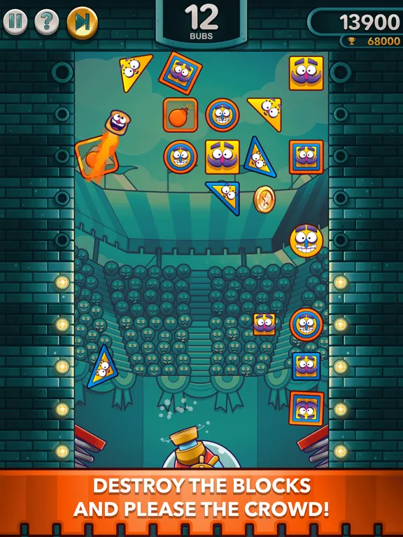 Ảnh chụp màn hình của Blasty Bubs: Brick Breaker iPad 