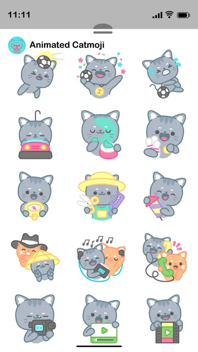 Скриншоты Animated CatMoji