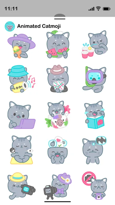 Скриншоты Animated CatMoji