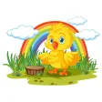 Yellow Chicken Sticker