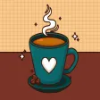Coffee-Hot Coffee Stickers Coffee-Hot Coffee Stickers