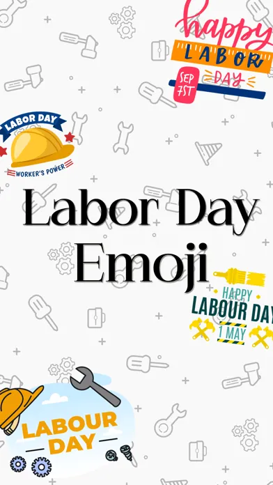 Labor Day EMojis! Ekran Görüntüleri