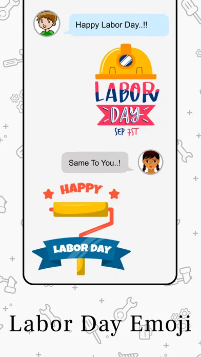 Labor Day EMojis! Ekran Görüntüleri