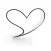 Heart Sketch iMessage Stickers