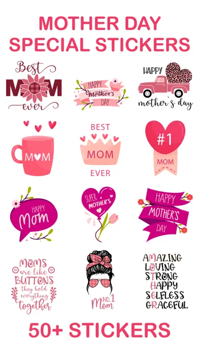 Capturas de tela do Mother's Day Special Sticker