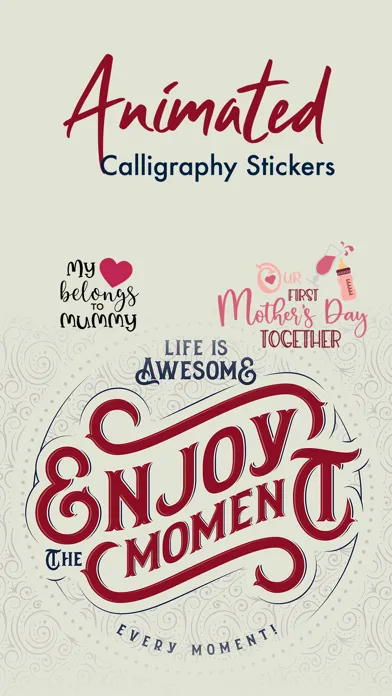 Animated Calligraphy Stickers應用截圖
