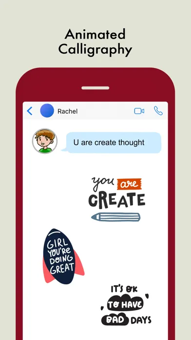 Animated Calligraphy Stickers應用截圖