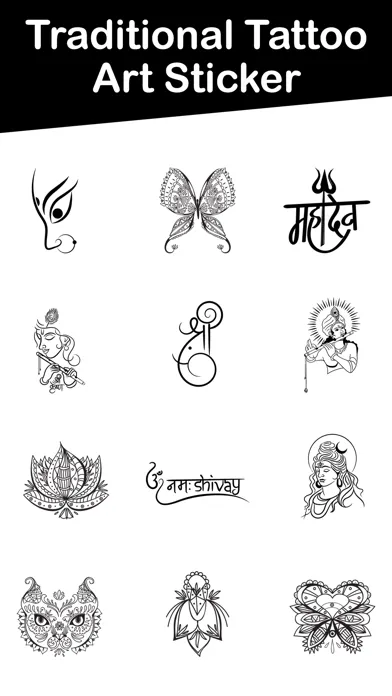 Zrzuty ekranu Traditional Tattoo Art Sticker