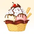Watercolor Yummy Ice Cream