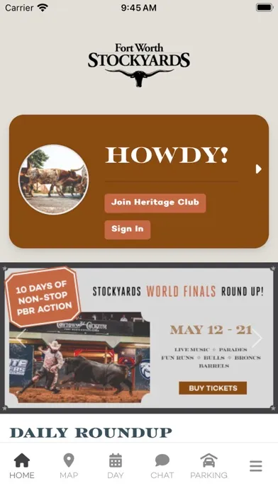 Captures d'écran de Stockyards