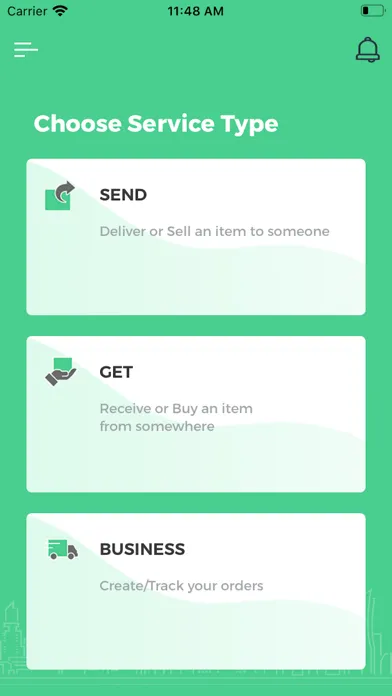 تصاویر Quick Delivery App