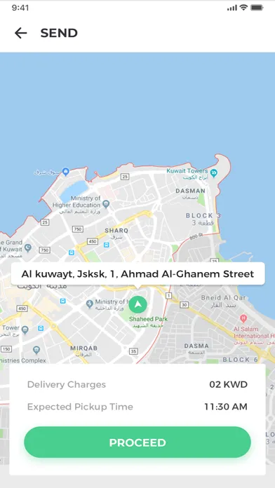 تصاویر Quick Delivery App