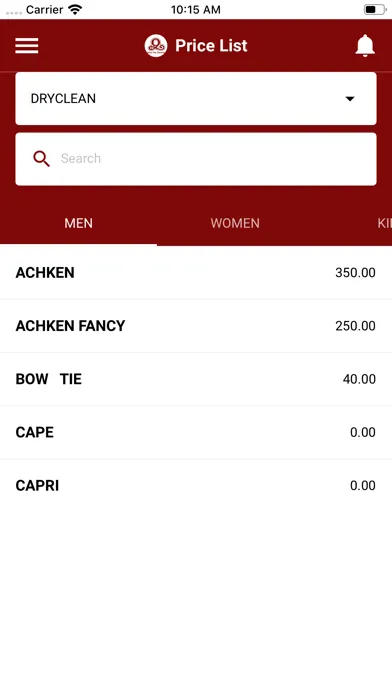 Quick Dry Cleaners Screenshots