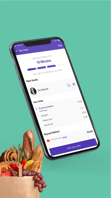 Captures d'écran de Quick Eats - Food & Groceries