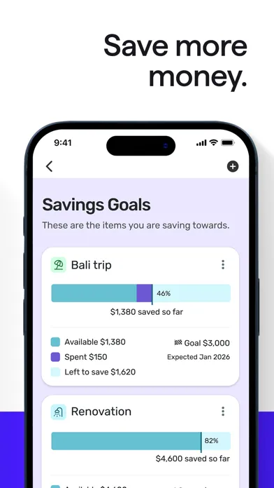 Screenshot di Quicken Simplifi: Budget Smart