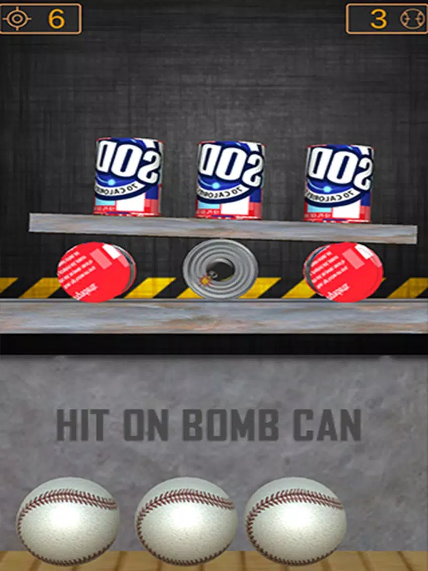 ภาพหน้าจอของ Cans Hit Knock Down & Ball hit iPad 