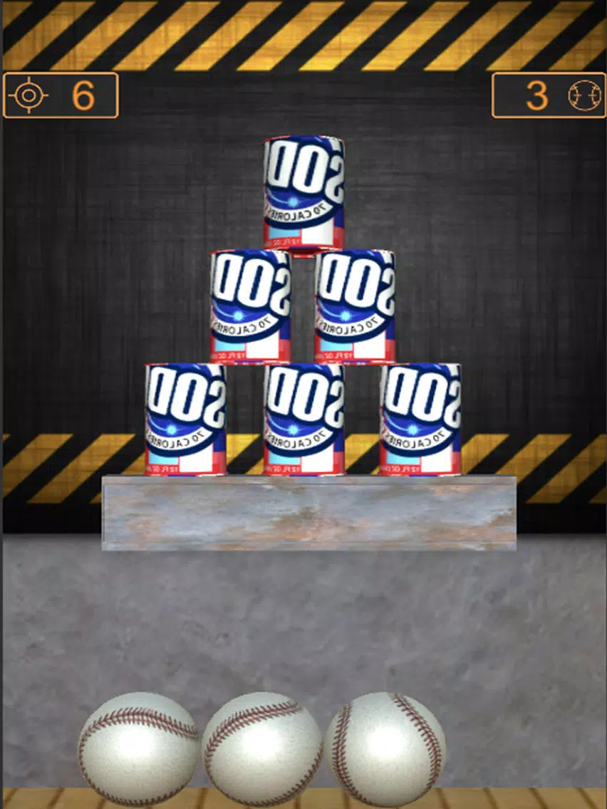 ภาพหน้าจอของ Cans Hit Knock Down & Ball hit iPad 