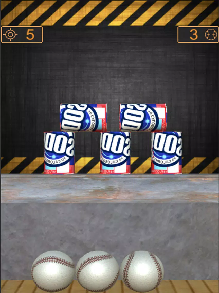 ภาพหน้าจอของ Cans Hit Knock Down & Ball hit iPad 