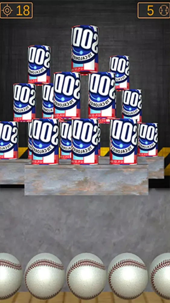 Cans Hit Knock Down & Ball hit スクリーンショット