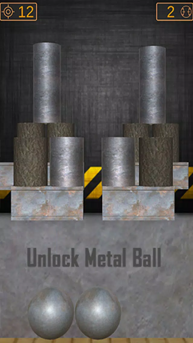 ภาพหน้าจอของ Cans Hit Knock Down & Ball hit