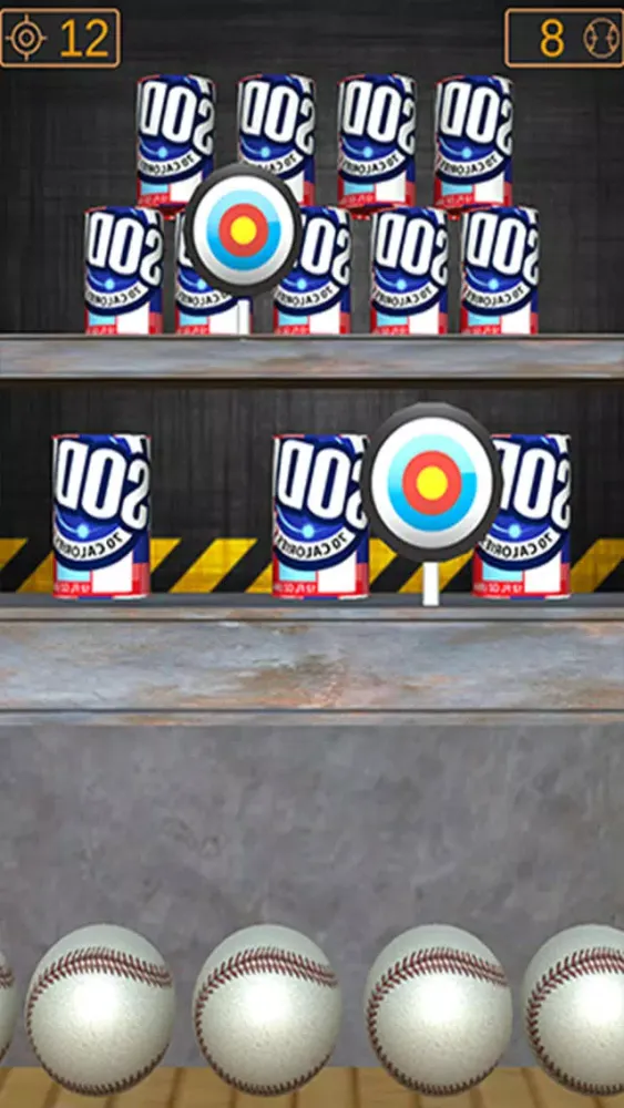 Cans Hit Knock Down & Ball hit スクリーンショット