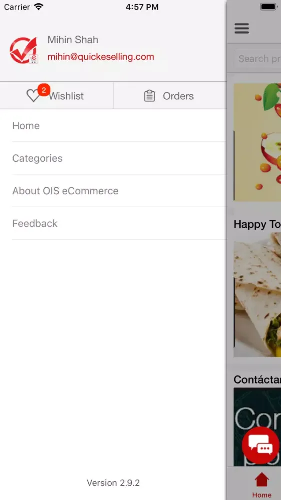 OIS-eCommerce سکرین شاٹس