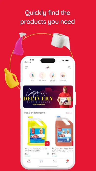 Ảnh chụp màn hình của Jah Shopp Express