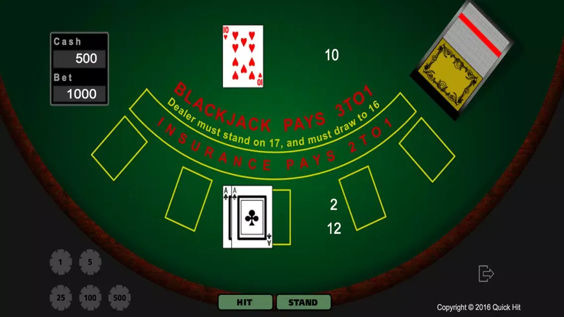 Quick Hit Blackjack应用截图