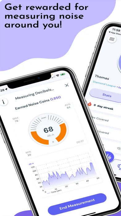 ภาพหน้าจอของ Silencio: Measure Noise & Earn