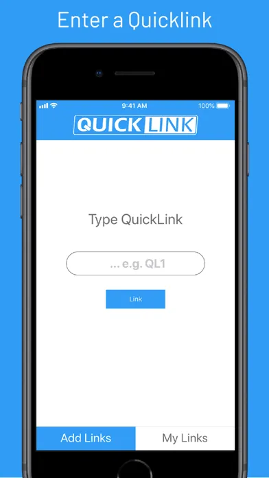 Quicklink App スクリーンショット