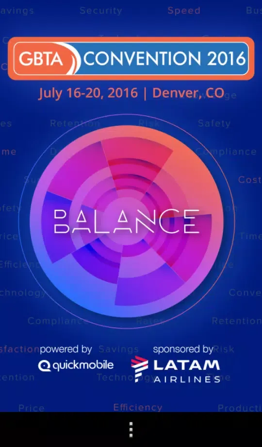 Capturas de pantalla de GBTA Convention 2016 App