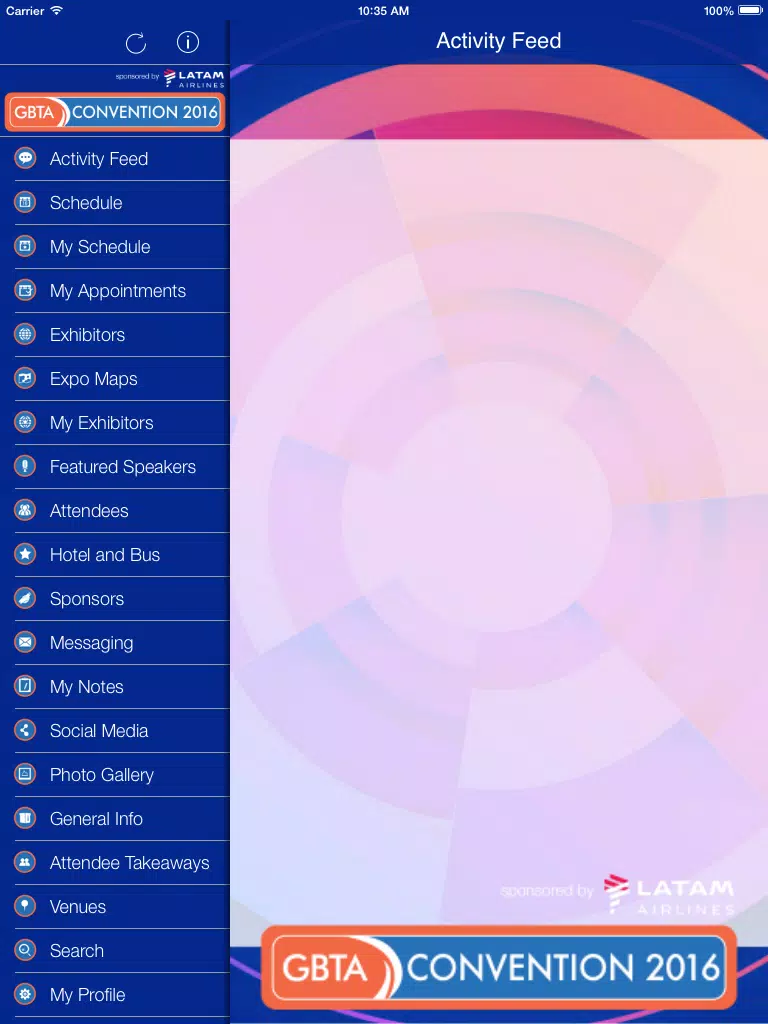 GBTA Convention 2016 App iPad  स्क्रीनशॉट