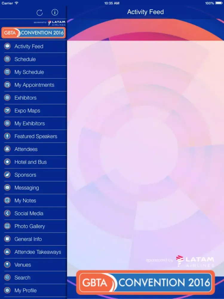 GBTA Convention 2016 App iPad 应用截图